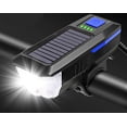 thumbnail image 2 of Bicycle solar horn headlight. Night riding rechargeable flashlight equipment, 2 of 5