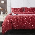 thumbnail image 2 of Home Textiles Comforter Cover Sets With Pillowcase Bedclothes Red Leopard Print Bedding Cover Set,Full (80"x90"), 2 of 3