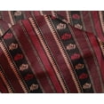 thumbnail image 4 of oneOone Silk Tabby Fabric Geometric|Stripe & Floral Block Printed Fabric 1 Yard 42 Inch Wide, 4 of 4