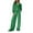 Green, variant on Female Dressy Pant Suits for a Wedding Brown Womens Velour Tracksuit Two Piece Outfits for Women Long Sleeve Zip Crop Tops Pants Set Outfits for Women Women Sets 2 Piece Outfits