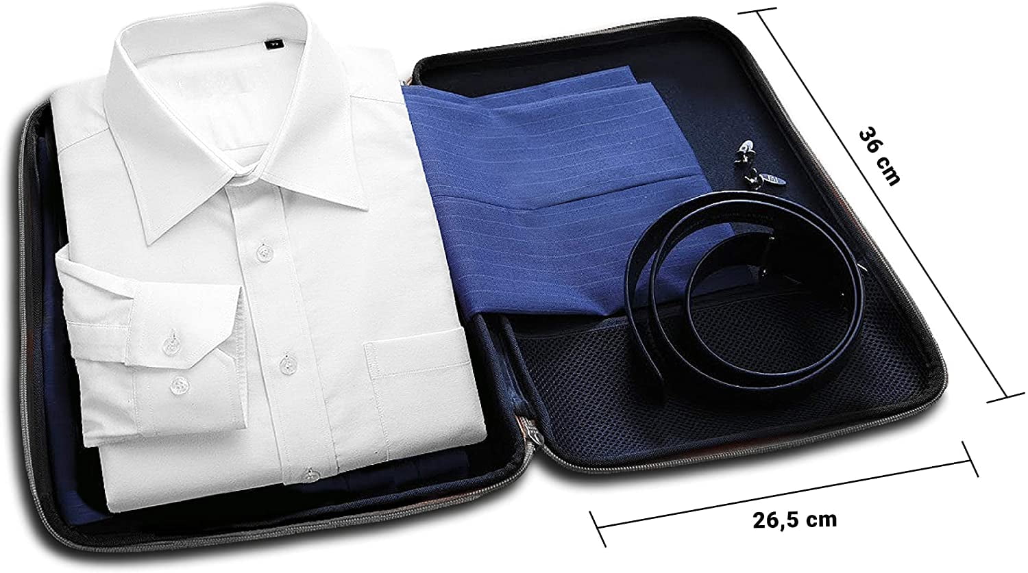 Dress shirt travel case sale
