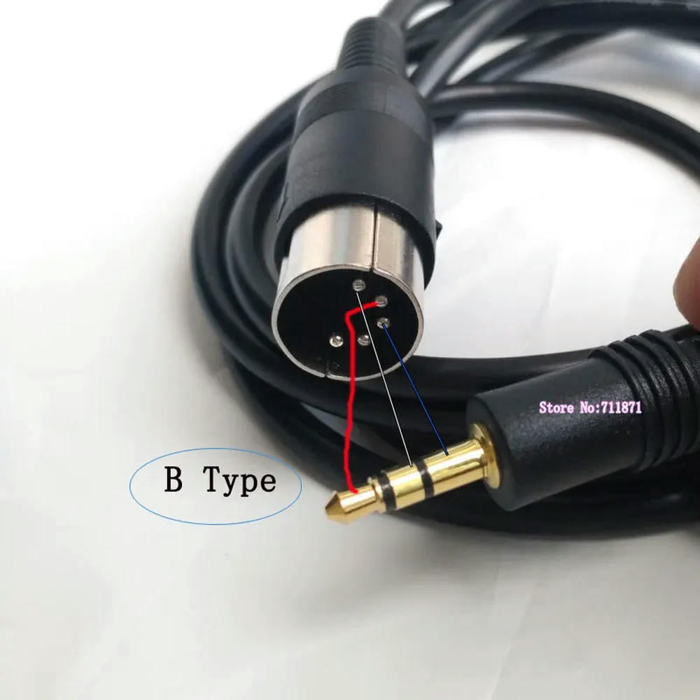 FOR Stereo TRS 3.5mm 5Pin DIN MIDI Male Audio Cable Cord TRS 3.5 Din Audio Line Wire 5Pin Needle Din TRS 3.5 Adapter Cable Line MIDI