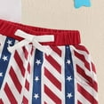 thumbnail image 6 of Futezty Toddler Boys Clothes Summer Outfit Sets, 2Pcs Kid Boys Girl Letter Star Print Plaid Tops+Pants Outfits Clothes Set, 6 of 7