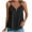 Black, variant on Diufon Womens Summer Tank Tops Half Zipper V Neck Sleeve Tees Solid Color Hollow out Blouses