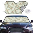 thumbnail image 3 of Lsque Rose Car Windshield Sun Shade | Accordion Folding Style Auto Shade for Car Truck SUV Van | Blocks UV Rays Sun Visor Protector | Medium, 3 of 7