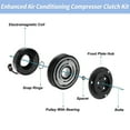 thumbnail image 4 of Kit de embrague de compresor de aire acondicionado para Chevrolet Equinox Impala Limited 3.6L para GMC Terrain para Cadillac XTS para Buick LaCrosse conjunto de embrague de compresor de CVC, 4 of 7