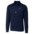 thumbnail image 2 of Men's Cutter & Buck  Navy Los Angeles Chargers Traverse Stretch Quarter-Zip Top, 2 of 3
