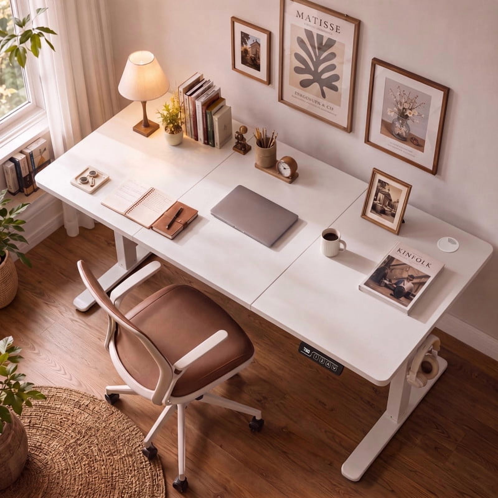 Homall 55-Inch Electric Height Adjustable Standing Desk photo 7