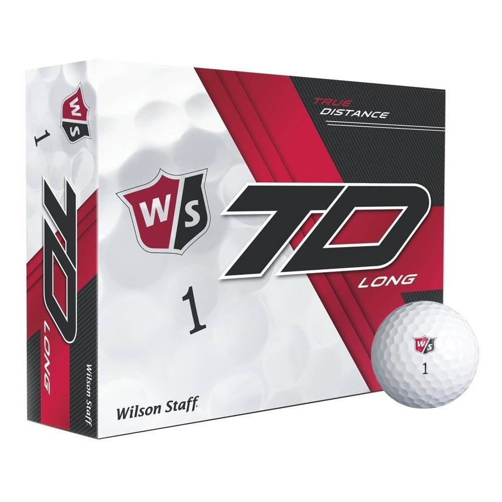 Wilson Staff True Distance Long Mid Compression White Golf Balls, 1