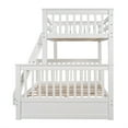 thumbnail image 5 of Cfowner Twin Over Full Bunk Bed, Solid Wood Bunk Bed Frame with 2 Drawers, Bedroom Furniture, No Box Spring Needed, 5 of 8