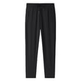 thumbnail image 1 of Sweatpants for Men, Loose Fit Ice Silk Fabric with Drawstring Waist and Side Pockets, Straight Leg Casual Exercise Pants, Summer Lightweight Breathable Design, 1 of 5