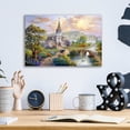 thumbnail image 4 of Epic Art 'Pray For World Peace' by Nicky Boehme, Acrylic Glass Wall Art, 16"x12", 4 of 8