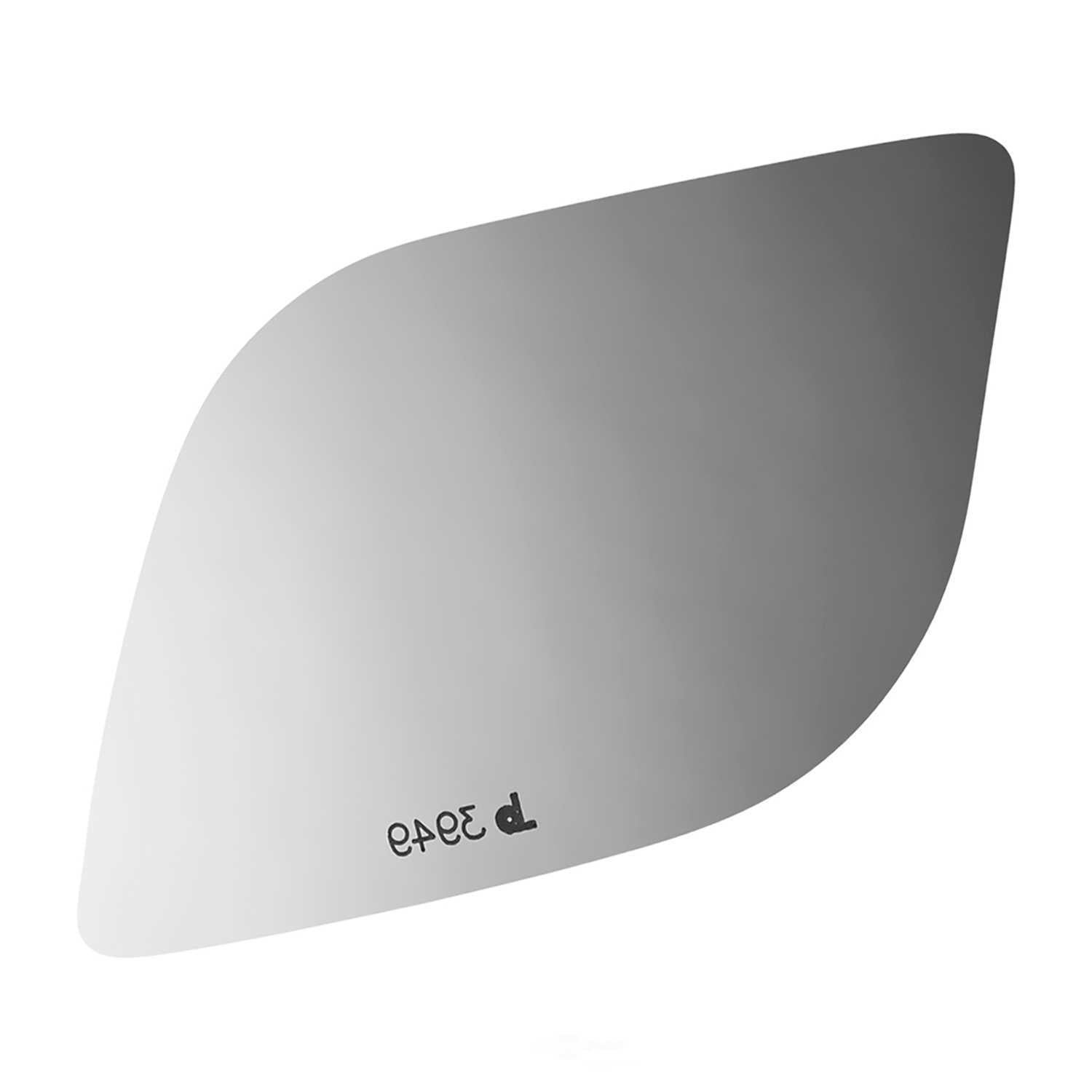 Burco Side View Mirror Replacement Glass - Clear Glass - 3949