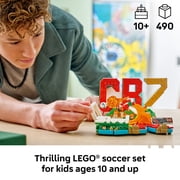 LEGO Editions Cristiano Ronaldo – Soccer Highlights - Building Set for Boys & Girls, Ages 10+ Fathers Day Gift - Kids Bedroom or Shelf Decor W/ Plaque - 43012