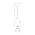 thumbnail image 3 of PD464001CH-Alora Lighting-Marcel - 1 Light Pendant-11.25 Inches Tall and 4.38 Inches Wide-Chrome Finish    -Traditional Installation, 3 of 7