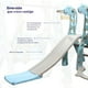thumbnail image 4 of Centro de Juegos Infantil Bluelander con Tobogán, Columpio y Canasta para Exterior, 4 of 5