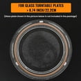 thumbnail image 4 of Microwave Turntable Ring, 8.74 Inch OD Rotating Inner Ring Spinner with 15mm Rollers Durable Plastic Microwave Oven Glass Plate Tray Support Holder Perfect Replacement Parts, 4 of 7