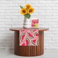 thumbnail image 5 of Summer Watermelon Table Runner, Pink Melons Fruit Kitchen Dining Table Decoration, Seasonal Indoor Outdoor Home Decor Party Supply 13 x 36 Inch, 5 of 6