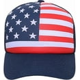 thumbnail image 4 of Rapid Dominance A11-USA-NVY Graphic Foam Trucker Cap - Navy, 4 of 4