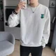 thumbnail image 3 of Camiseta de manga corta con bordado de anime para hombre, ropa de talla grande, sudaderas de dibujos animados, manga, talla grande, ajuste normal y regular, de algodón, con citas, 3 of 5