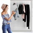 thumbnail image 5 of 10 Pack Pants Hangers, Skirt Hangers with 2 Adjustable Non-Slip Clips for Hanging Pants, Skirts - Very Light Blue, 5 of 5