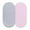 Pink, variant on Fimkaul Baby Care 2PCS Mose Basket Sheet Bassinet Sheet Cradle Sheet Pram Bassinet Pads Changing Basket Satin Fitted Sheet Set Grey