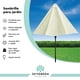 thumbnail image 2 of Sombrilla Para Exterior Jardin Playa 3 Mts Acero Reforzada beige Sky Green HJSB30140001, 2 of 8