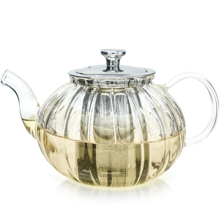 Teabloom Vienna Glass Teapot 24 oz. / 700 ml (1-2 Cups)