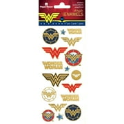 Wonder Woman Logos Enamel Collectible Stickers