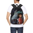 thumbnail image 6 of Spirited Away Backpacks Bookbag Casual Daypack Backpacks for Travel Work Camping Office, 6 of 7