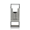 thumbnail image 4 of Furniture of America Reon Multi-Storage Wine Cabinet, Gray Oak, 4 of 7