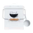 thumbnail image 1 of S SERENABLE Pet Food Storage Container Rice Bin Dry Food Container for Kitchen Dorm Home B B, 1 of 9