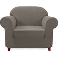 thumbnail image 1 of Subrtex 1-Piece Stretch Sofa Slipcover Non Slip Couch Cover, Texture Grid Pattern, 1 of 6