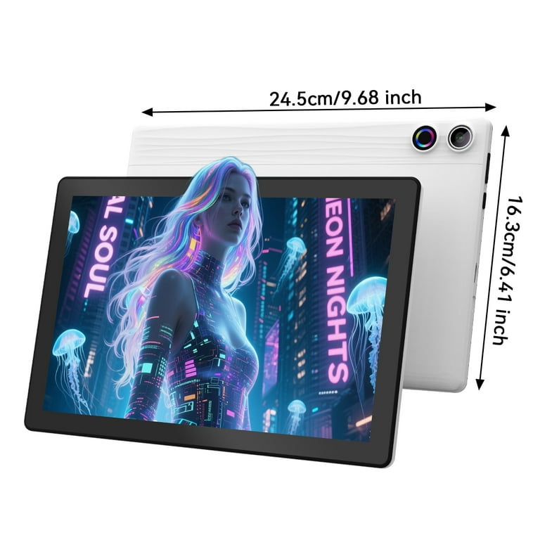 Dynamic Halo 10.1インチタブレット 10.1inch Android 14 Tablet, Octa-Core Touch Screen Tablet, 10GB