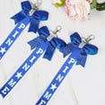 thumbnail image 3 of lanema Set of 10 Colorful Cheerleading Keychains Polyester Cheer Bows Ribbon Keyring Accessory for Sporty Girls and Teens, 3 of 13