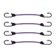 thumbnail image 1 of Cuerdas Elásticas Únicas con Ganchos para Motocicletas, Remolques, Camiones, Carga, Cuerdas Elásticas Ajustables con Hebilla de Metal Púrpura 4pcs 30cm, 1 of 7