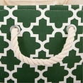thumbnail image 3 of Design Imports DII Polyester Bin Lattice Hunter Vert Rond Grand, 3 of 4