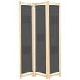 thumbnail image 2 of vidaXL Room Divider Folding Privacy Screen for Home Living Room Office Fabric, 2 of 14