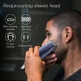 thumbnail image 2 of Fiudx Afeitadora Eléctrica Portátil, Recortadora de Barba Compacta, Recargable Por Usb, Diseño Impermeable con Peines Ajustables, Ideal para Viajes, Uso En Casa o En El Coche, Regalo Perfecto para La, 2 of 6