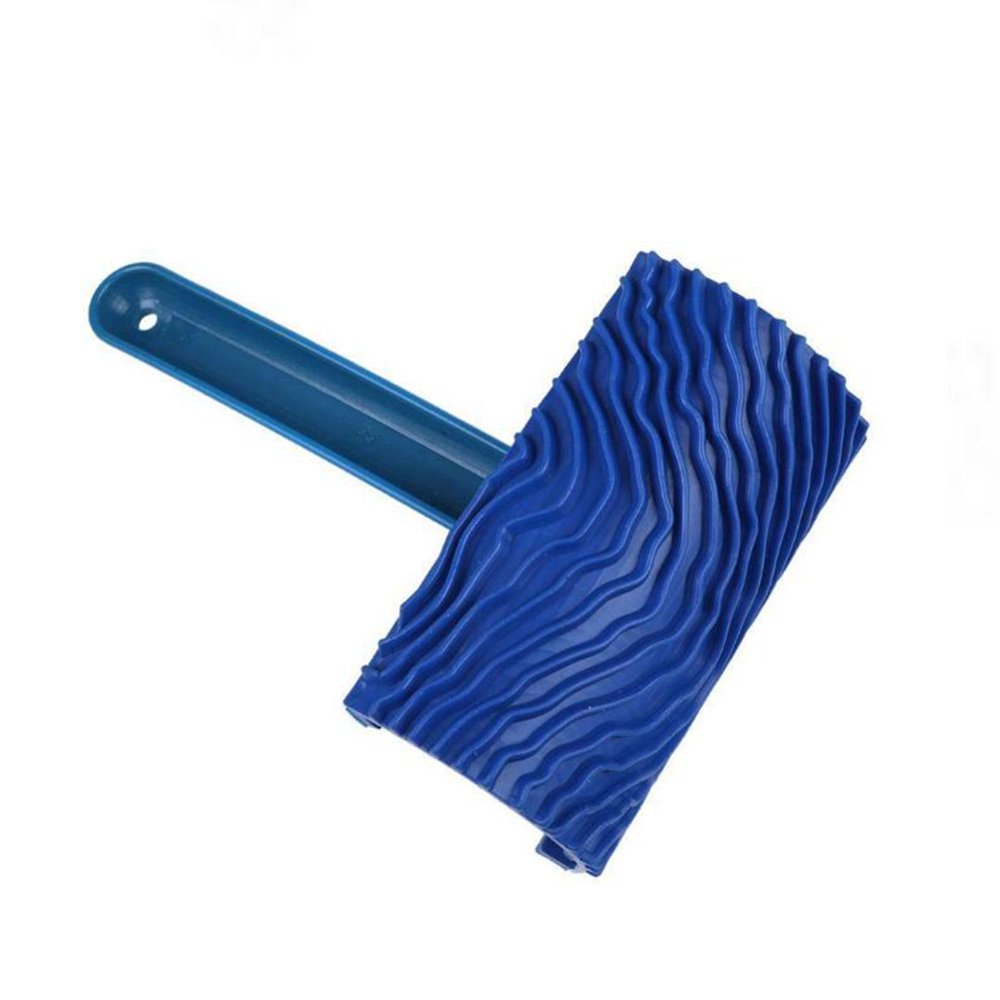 Wood Graining Tool Rubber Wood Pattern Painting Roller for Wall Paint Brush