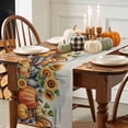 thumbnail image 3 of Thanksgiving Fall Table Runner, Autumn Thanksgiving Kitchen Dining Table Decoration for Home Party Decor 13x36 Inches, 3 of 9