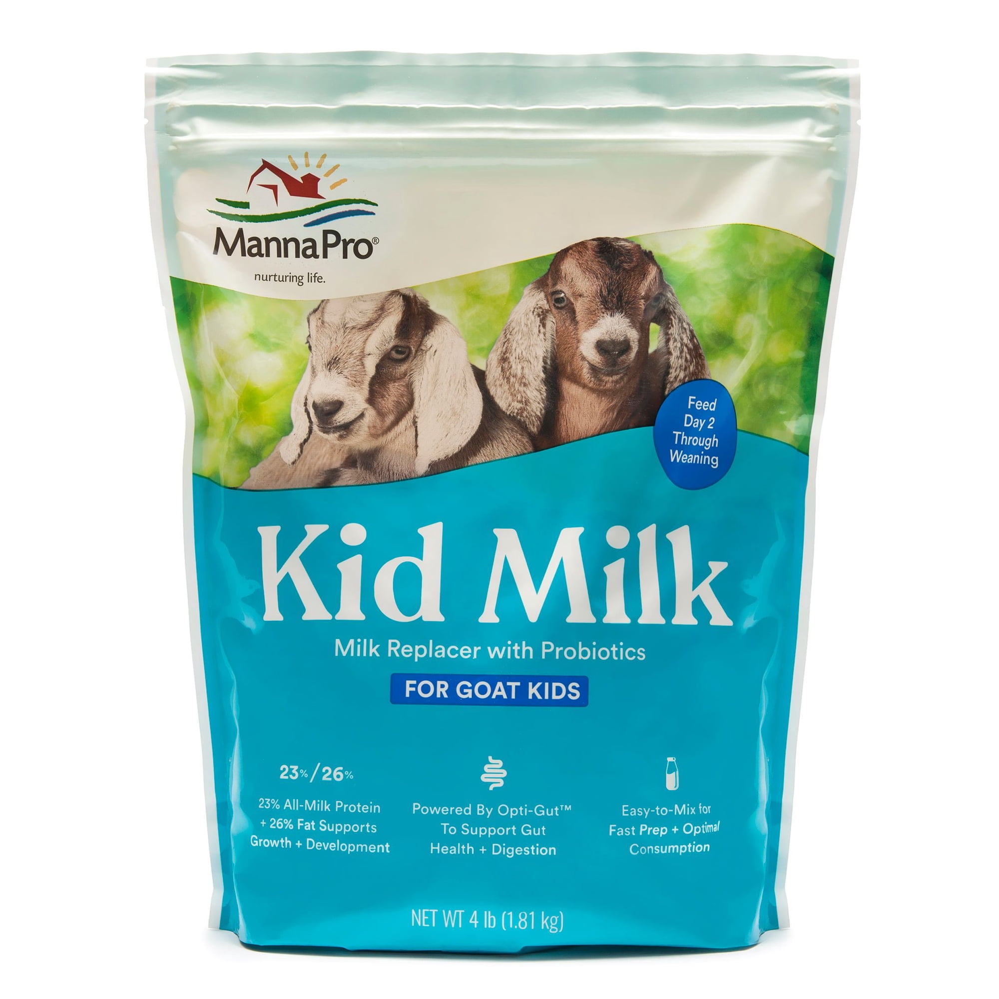 Manna Pro Milk Replacer for Goat Kids with Probiotics