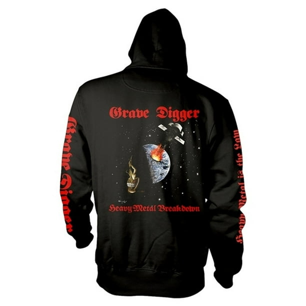 Grave Digger Sudadera Heavy Metal Breakdown para Adultos Unisex Negro Walmart en linea