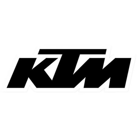 Stickers Dice - Factory Effex 19-94556 Die Cut Stickers - 3ft. Logo - KTM - Black