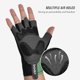 thumbnail image 2 of TFixol Guantes deportivos antideslizantes para ciclismo, guantes de medio dedo, acolchados con absorción de impactos, 2 of 8