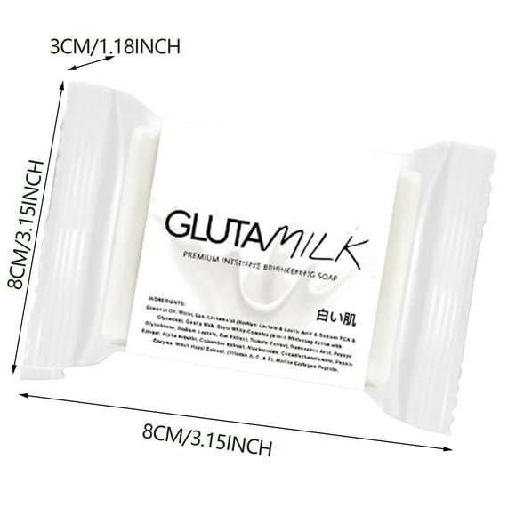 facial skin care products Gluta Milk Soap Glutamilk Soap Charkush Beauty Glutamilk Premium Brightening Soap Bleach Soap For Smooth And Soft Complexion For & Body Special Offers Personal Skin Care