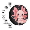 thumbnail image 4 of Rateoe Chibi Axolotl Sakura Fantasy Pattern Tire Cover Wheel Protectors Weatherproof Wheel Covers Universal Fit for Trailer Rv SUV Truck Camper Travel Trailers Accessories-17 inch, 4 of 6