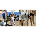 thumbnail image 5 of Qaspx Palazzo Pants for Women Casual Wide-leg Pants Loose Drawstring Sweatpants with Pockets, 5 of 7