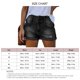 thumbnail image 5 of Pantalones cortos de cintura alta para mujer, pantalones cortos informales de verano con dobladillo enrollado y cierre de doble botón, 5 of 6