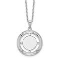 thumbnail image 4 of Primal Silver Sterling Silver 0.025 Cttw Diamond Initial F Necklace, 4 of 4